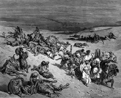 Pestilence, One of the Seven Plagues of Egypt by Gustave Dore