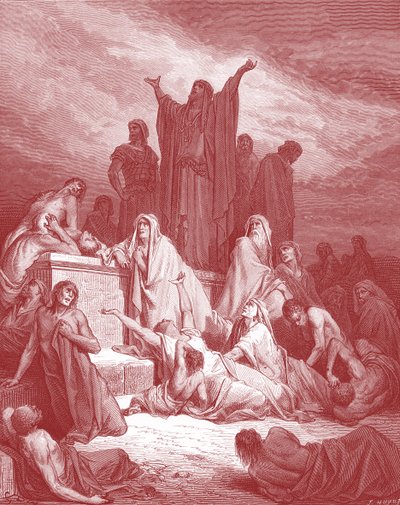 Plague of Jerusalem by Gustave Dore