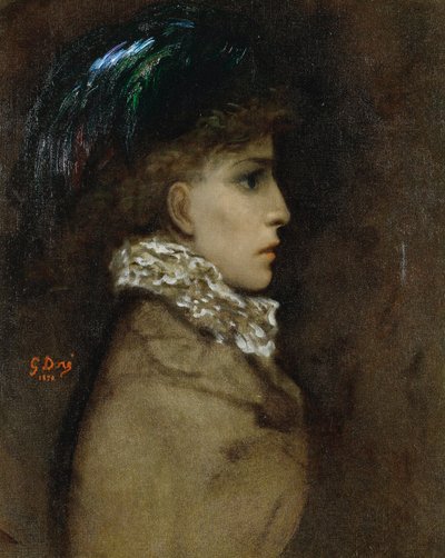 Portrait of the Actress Sarah Bernhardt by Gustave Dore