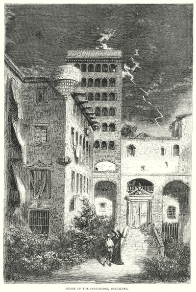 Prison of the Inquisition, Barcelona by Gustave Dore