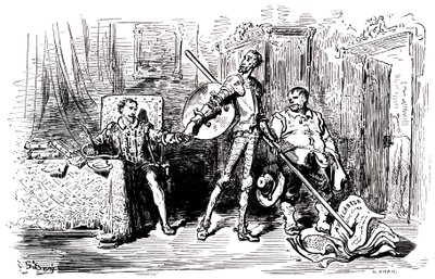 Prologue to the Adventures of Don Quixote by Gustave Dore