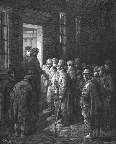 Refuge - Applying for Admittance by Gustave Dore