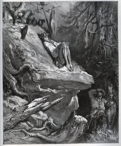 Sancho Panza Finds His Master, Always in Penitence - from 