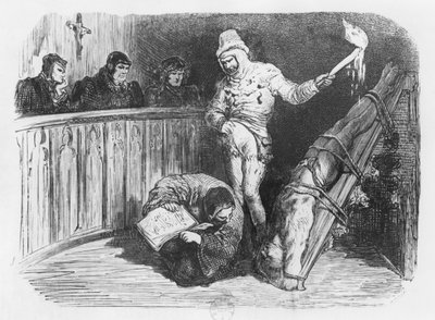 Scene of Inquisition, illustration from the 