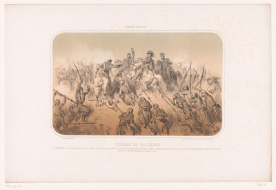 Battle of Palestro (series: Italian Campaign) by Gustave Dore