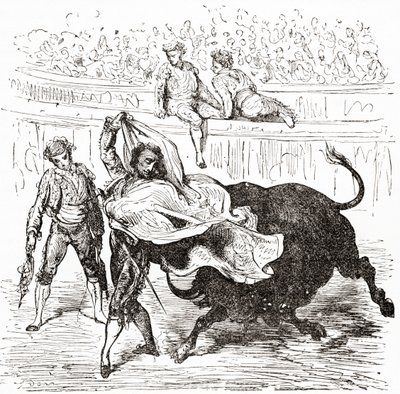 Spain. From Life and Reminiscences of Gustave Dore, published 1885 by Gustave Dore