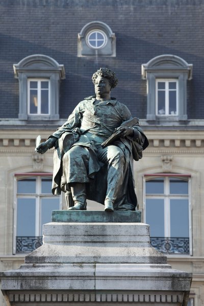 Statue of Alexandre Dumas, French Writer, Author of the Three Musketeers and Count of Monte Cristo by Gustave Dore
