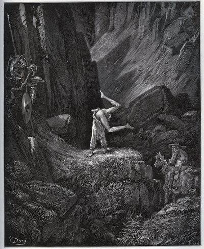 The Acrobatic Penitence of Don Quixote in Sierra Morena - from 
