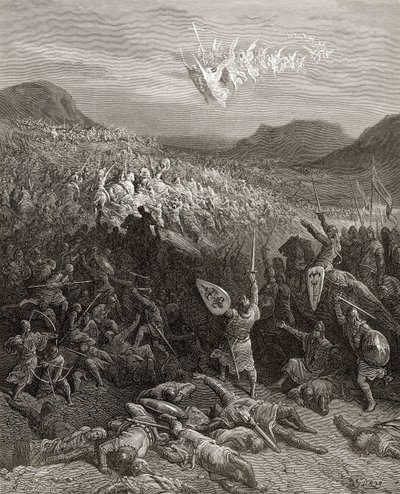 The Battle of Nicaea in 1097, illustration from 