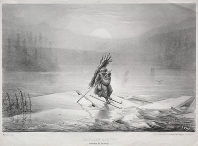 The Breaking Ice, Souvenir of Norway by Gustave Dore