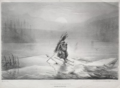 The Breaking Ice, Souvenir of Norway by Gustave Dore
