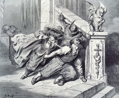 The Death of Bluebeard, Illustration for 