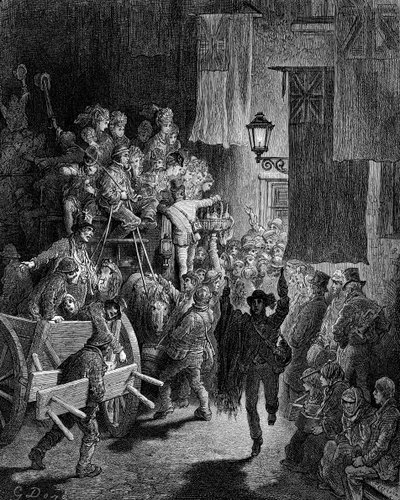The Derby - Returning Home by Gustave Dore