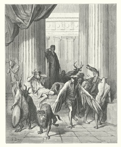 The Fables of La Fontaine: The Companions of Ulysses by Gustave Dore