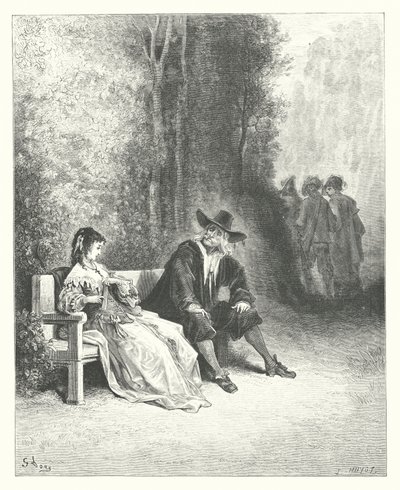 The Fables of La Fontaine: The Maiden by Gustave Dore