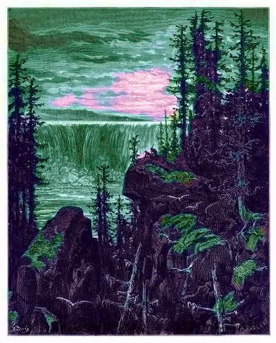 The Falls of Niagara, illustration from 