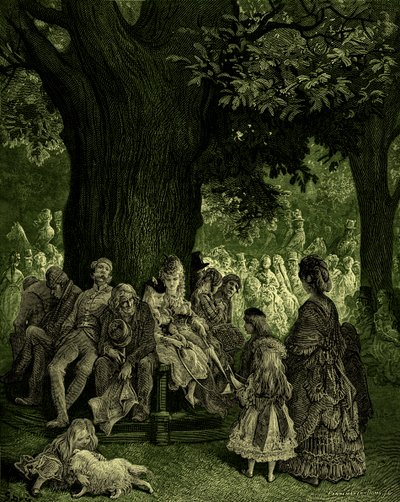 The Great Tree - Kensington Gardens by Gustave Dore