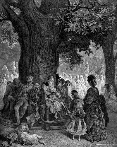 The Great Tree - Kensington Gardens by Gustave Dore