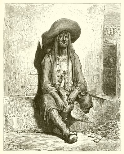The Hen with the Golden Eggs (La Fontaine) by Gustave Dore