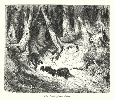 The Last Of The Boar by Gustave Dore