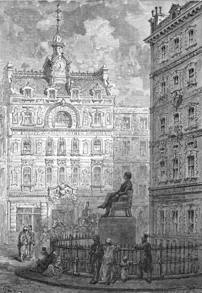 The Monument to George Peabody by Gustave Dore