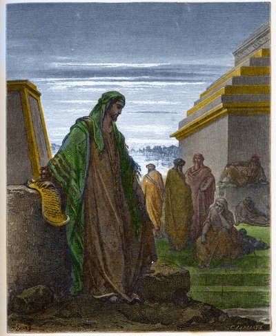 The Prophet Daniel - Engraving from 