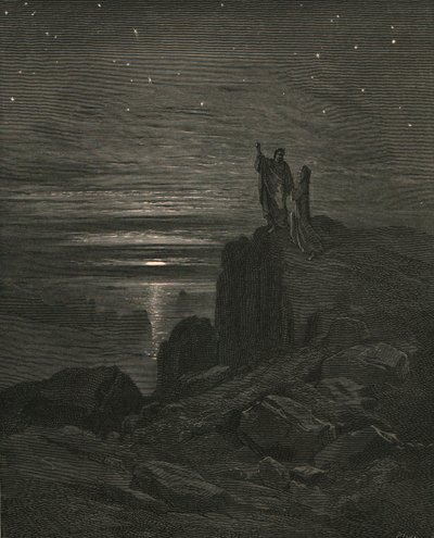Thence issuing we again beheld the stars by Gustave Dore