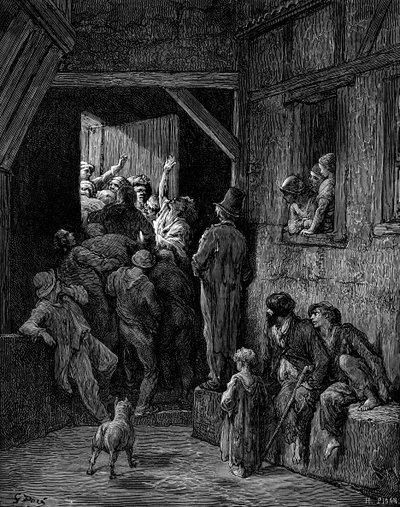 Turn Him Out, Ratcliff by Gustave Dore