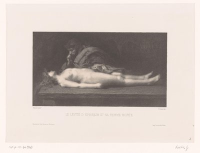 Levite of Ephraim and His Dead Wife by Gustave Fuchs
