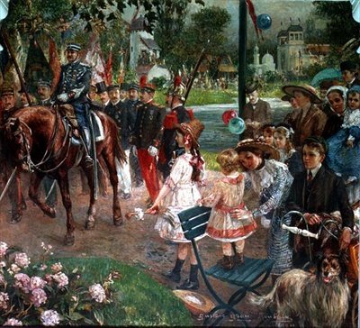 The March Past to the Exhibition at Roubaix, 1907 by Gustave Grau