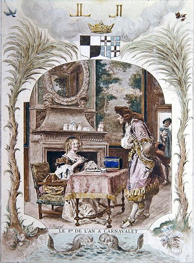 Madame de Sevigne in Hotel Carnavalet on New Year