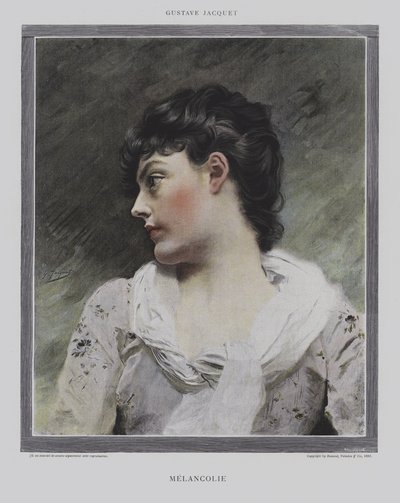 Melancholy by Gustave Jacquet
