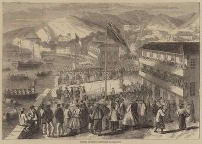 Arrival of General Montaubon at Hong-Kong by Gustave Janet