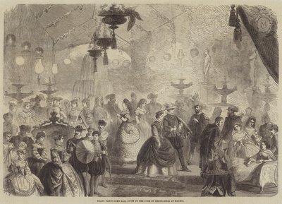 Grand Fancy-Dress Ball given by the Duke of Medina-Coeli at Madrid by Gustave Janet