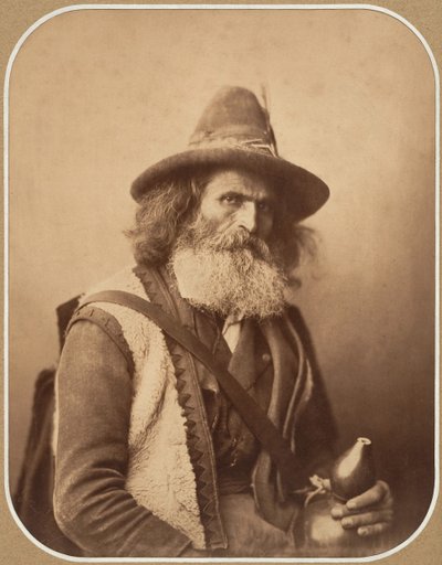 An Italian Street Musician, ca. 1856 by Gustave Le Gray