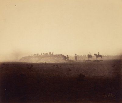 Cavalry Maneuvers, October 3 by Gustave Le Gray