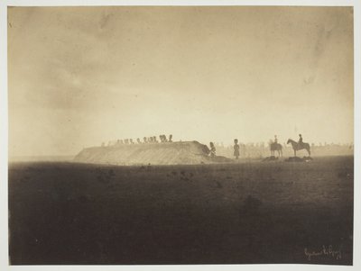 Chalons Encampment: Maneuvers on October 3 by Gustave Le Gray