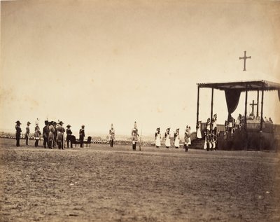 La Messe au Camp de Châlons by Gustave Le Gray