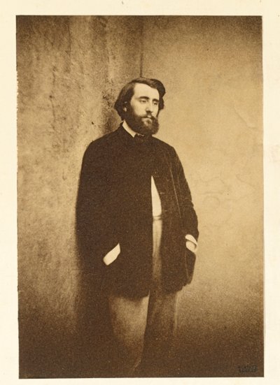 Portrait of Edmond Cottinet, c. 1848-50 by Gustave Le Gray