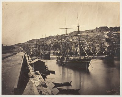 The Port and City of Sète-Mediterranean by Gustave Le Gray