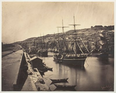 The Port and City of Sète-Mediterranean by Gustave Le Gray