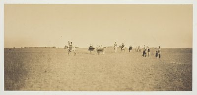 Untitled [Visitors Watching Military Manoeuvres] by Gustave Le Gray