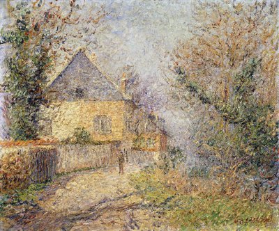 Houses on the Banks of the Eure, Louviers, 1902 by Gustave Loiseau
