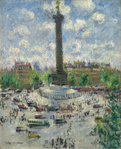 Place de la Bastille by Gustave Loiseau
