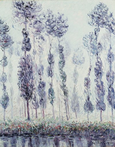 Poplars on the Eure by Gustave Loiseau