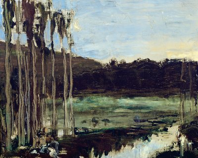 Landscape / The Environs of Etampes by Gustave Moreau