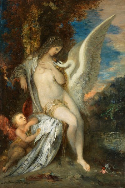 Leda, c1875 by Gustave Moreau