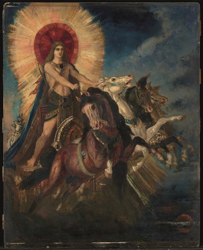The Chariot of Apollo or Phoebus-Apollo by Gustave Moreau