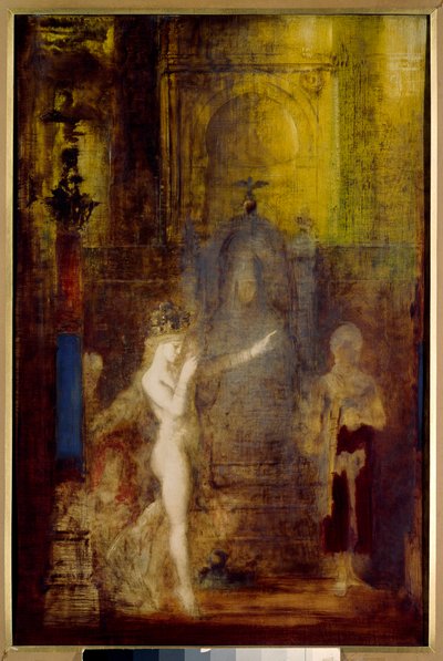 Salome dancing in front of Herod by Gustave Moreau