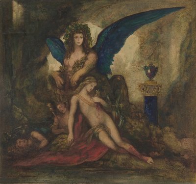 Sphinx in a Grotto Poet, King and Warrior by Gustave Moreau